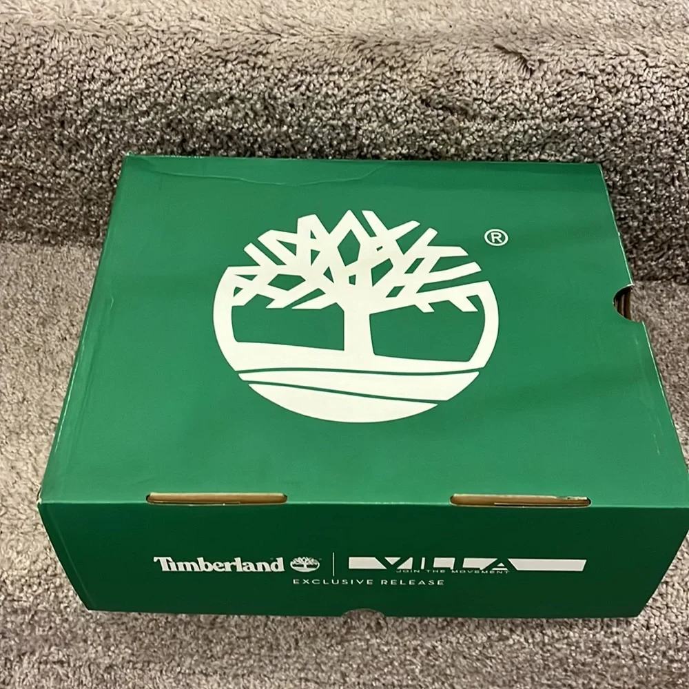 Timberland x Villa 6” Premium WPBT bright green Boots Boys size 6.5 Junior Youth